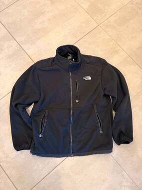The North Face Denali Thermal Polartec Full Zip Fleece Jacket Black